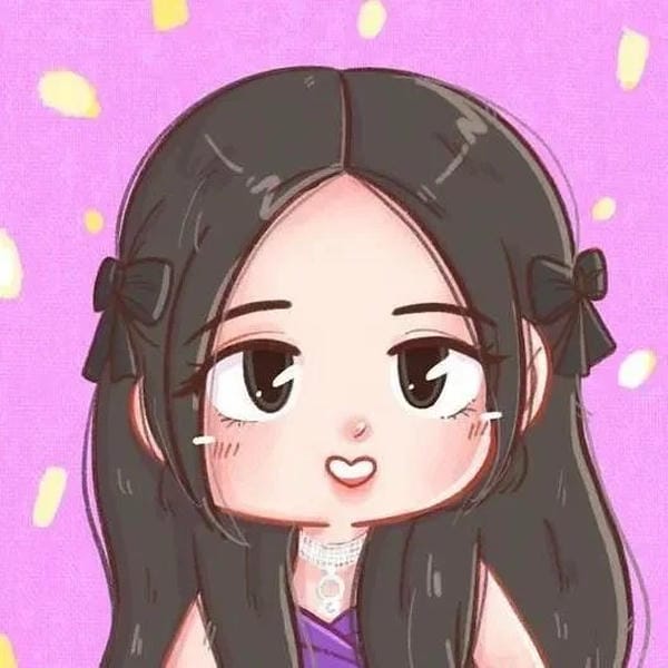 Hình ảnh Jisoo ngầu trong phiên bản chibi siêu dễ thương.