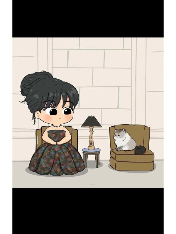 Ảnh Jisoo ngầu phiên bản chibi cực kỳ dễ thương và cá tính