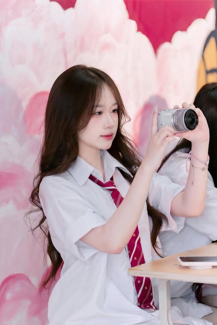 Nét ngây thơ trong sáng trong ảnh gái xinh lớp 10 thật nổi bật