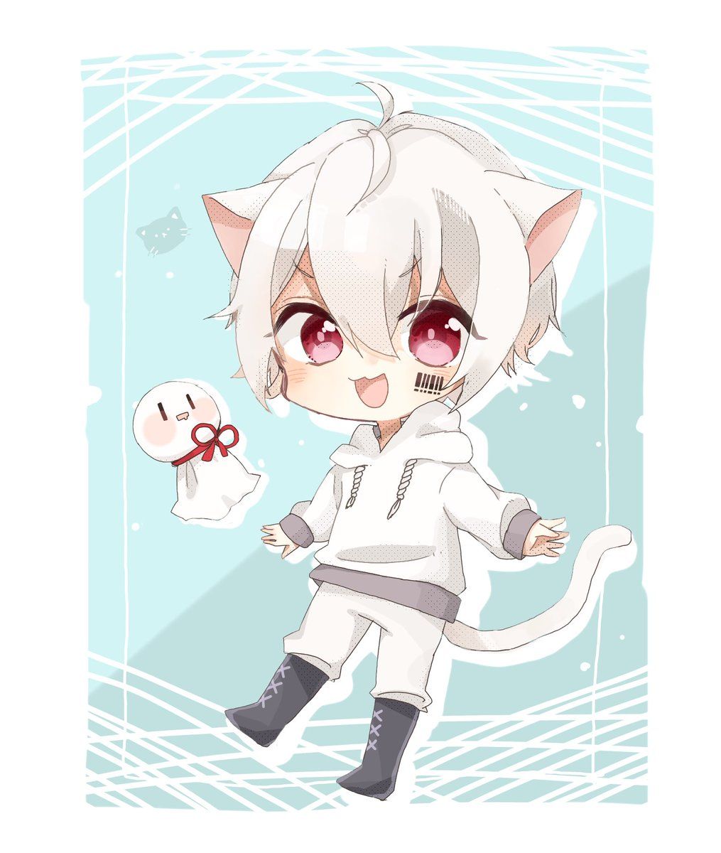 Ảnh mèo anime chibi