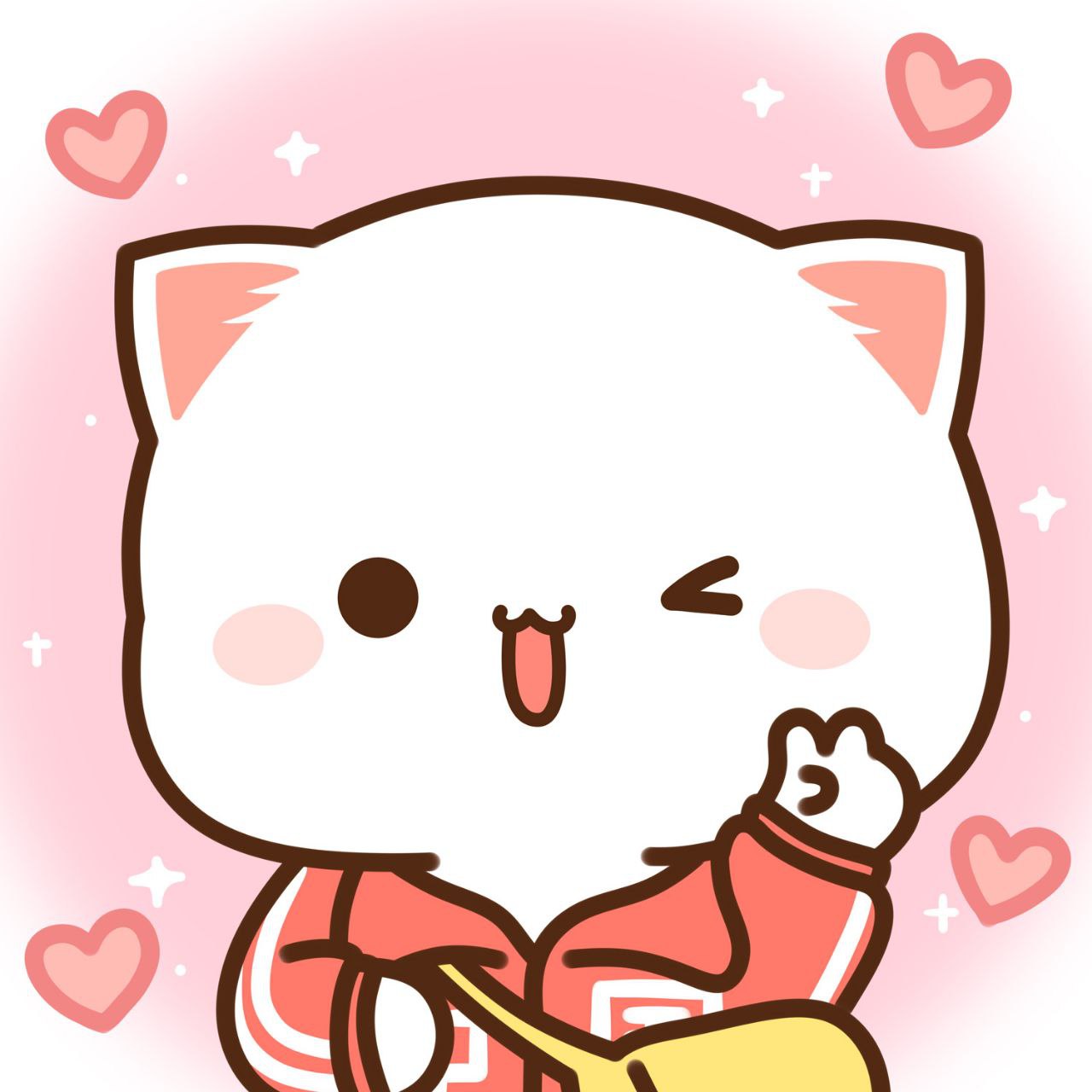 Tải ảnh mèo cute anime