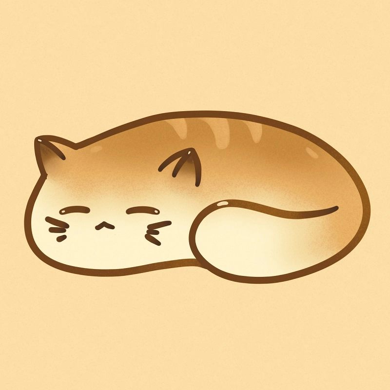 Wallpaper mèo anime pastel