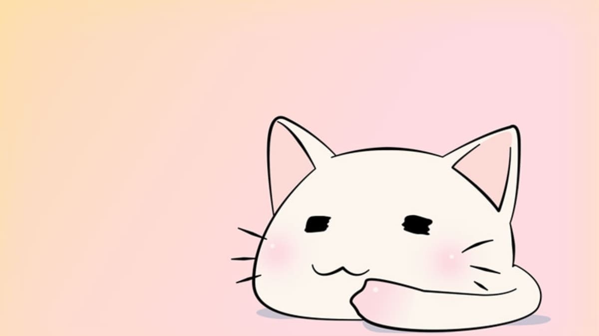 Digital art mèo anime