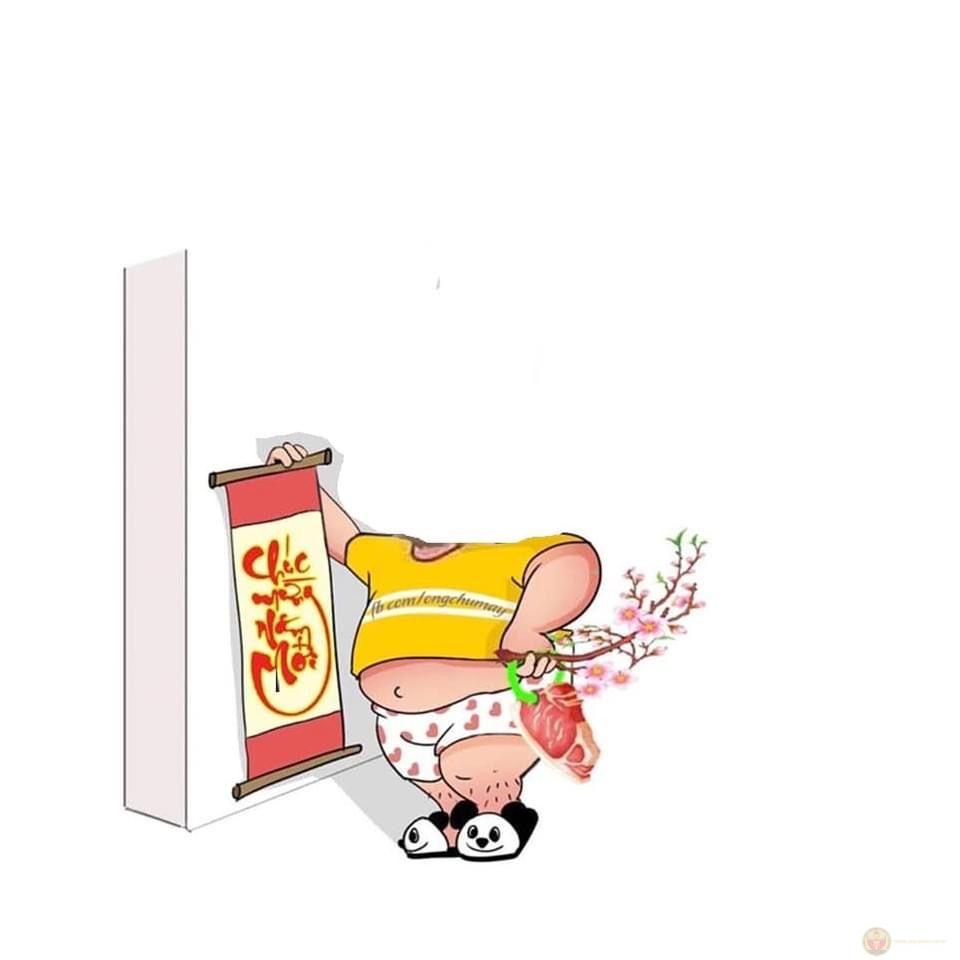 Meme Tết vui nhộn luôn mang đến bầu không khí tràn ngập tiếng cười