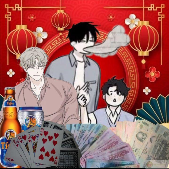 Ảnh meme Tết rực rỡ làm bừng sáng bầu không khí sum họp gia đình