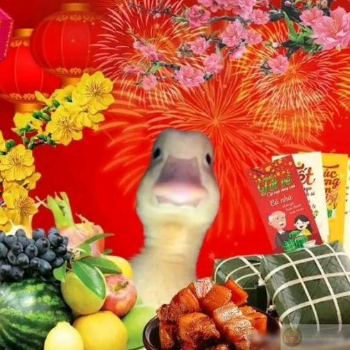 Ảnh meme Tết mang đến tiếng cười giòn giã cho ngày đầu xuân