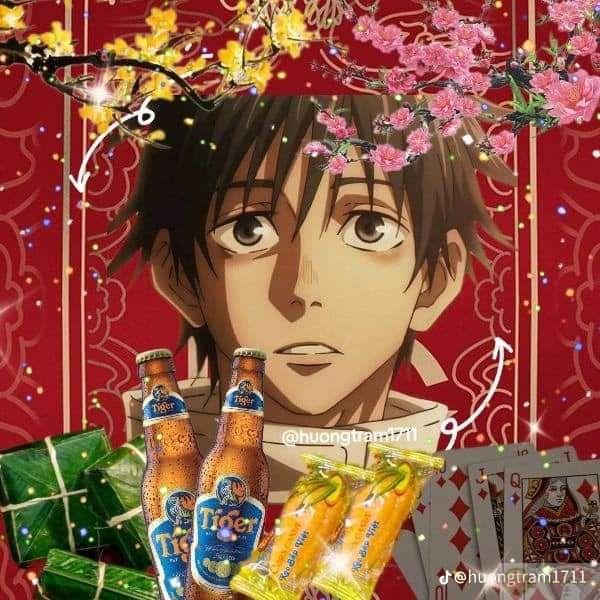 Ảnh meme Tết hồn nhiên mang lại niềm vui giản dị ngày đầu năm