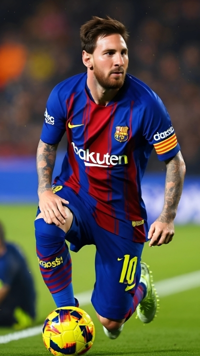 hình nền messi trong áo barcelona