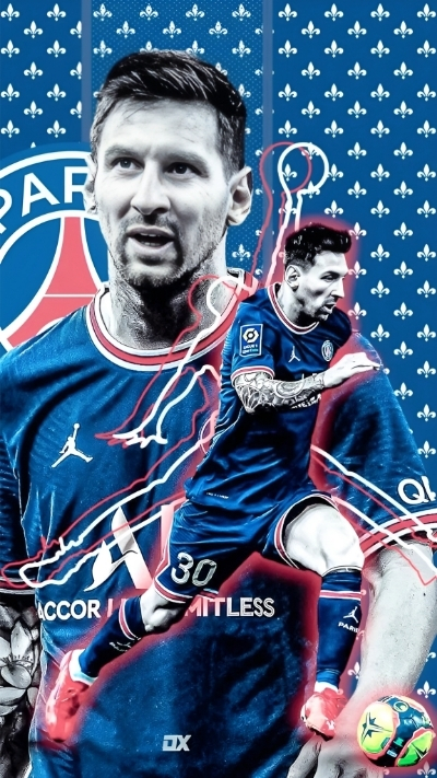 hình nền messi psg cho máy tính