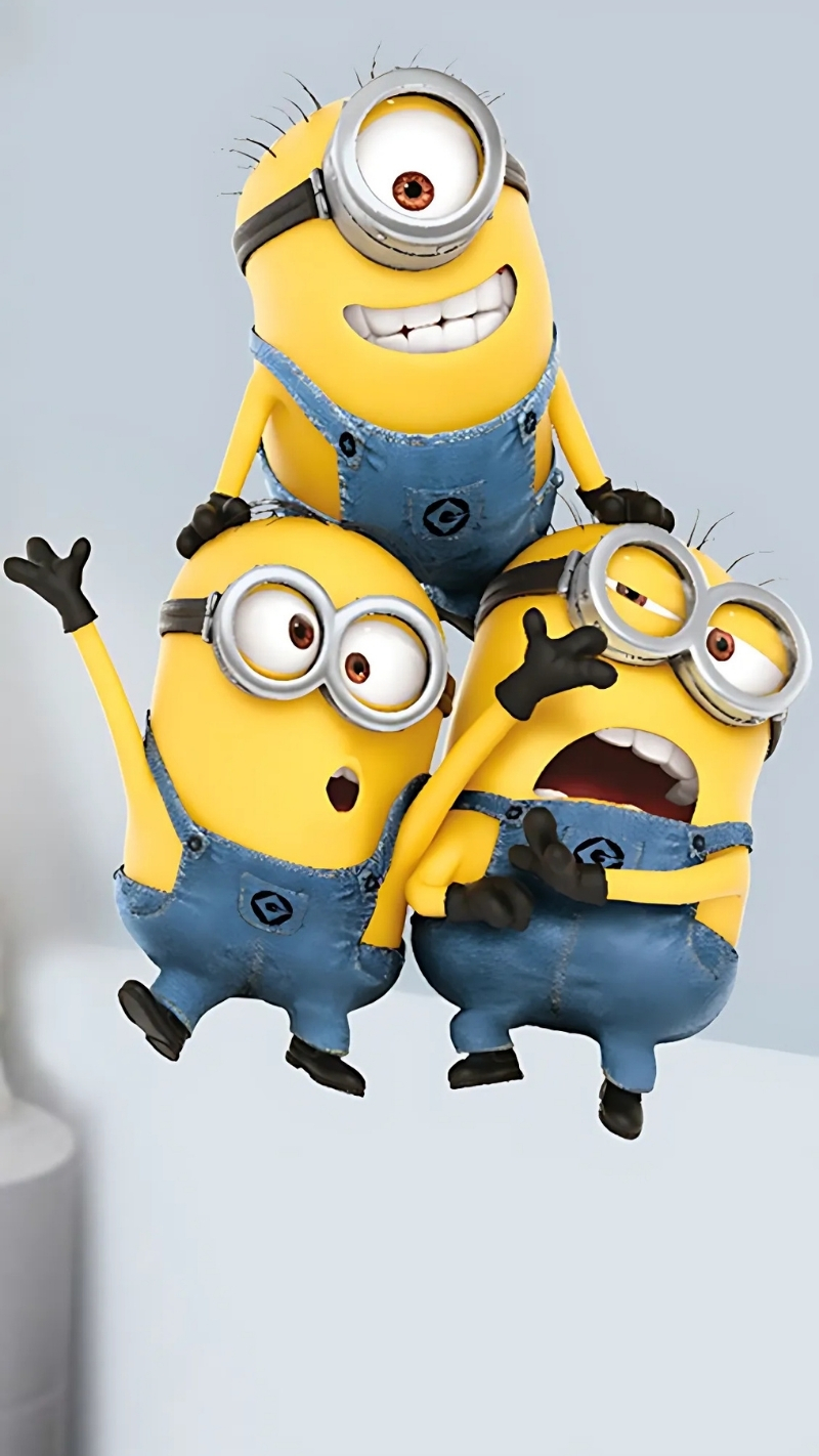 hinh minion mark dien cuoi