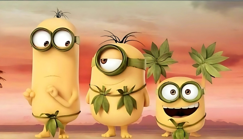 hinh minion kevin hai huoc