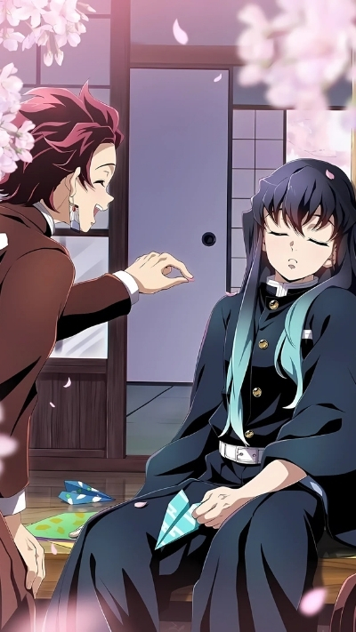 Nền Muichirou và Tanjiro cực đẹp