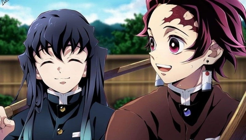 Hình nền Muichirou và Tanjiro cho máy tính