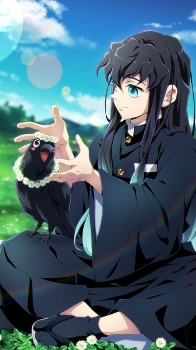 Hình nền Muichirou nghệ thuật tối giản