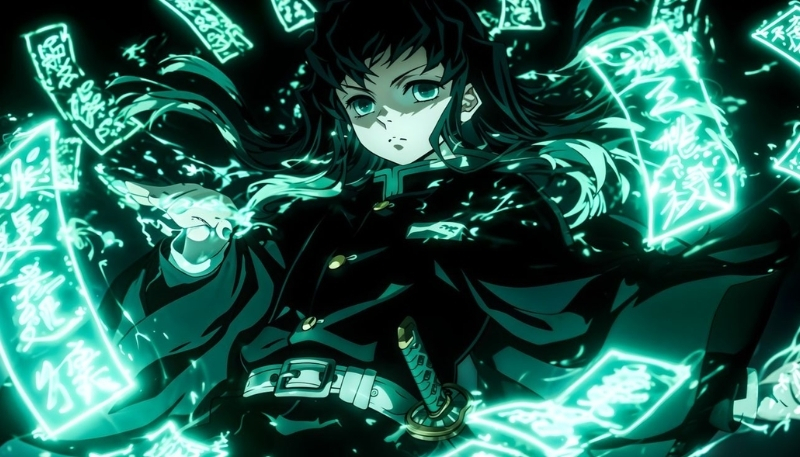 Hình nền Muichirou nghệ thuật ấn tượng desktop