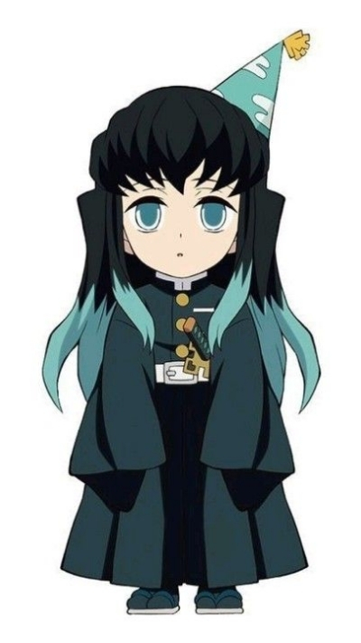 Hình nền Muichirou chibi cực kỳ đáng yêu