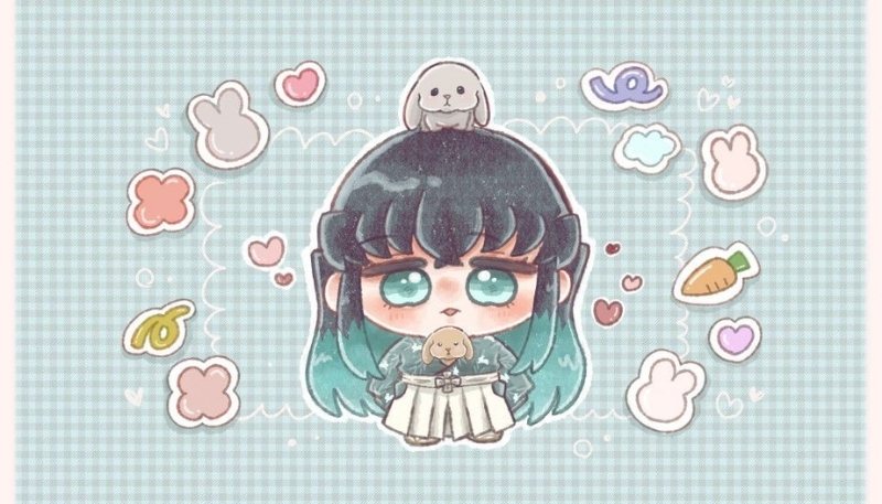 Ảnh Muichirou chibi cute cho desktop