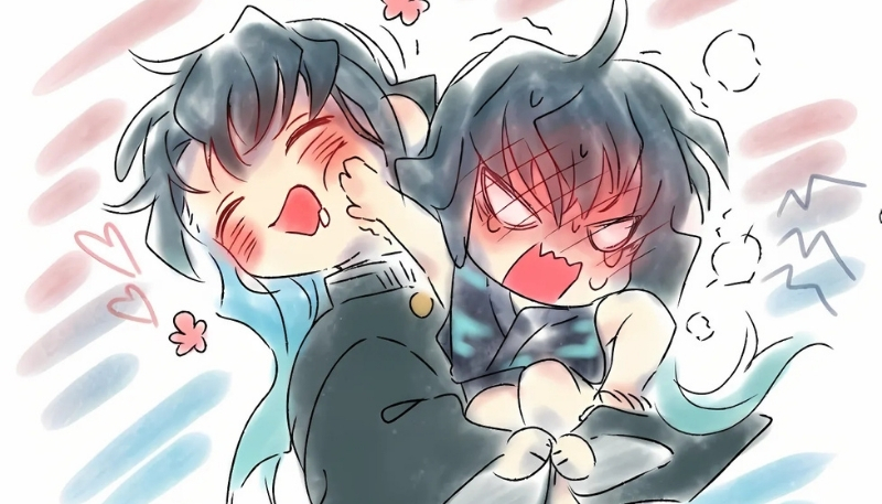 Ảnh nền Muichirou chibi dành cho máy tính