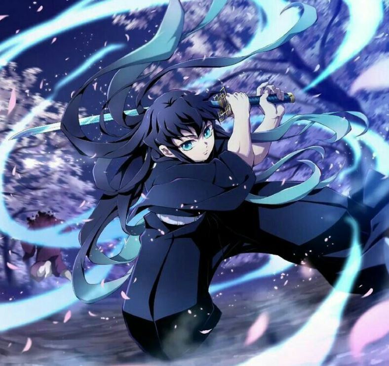 Vẻ bình thản của Muichirou trên mặt nước