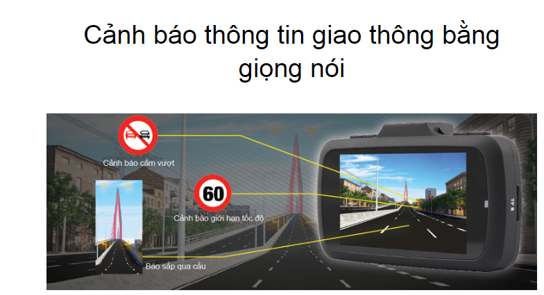 vietmap k9 pro có hệ thống cảnh báo giao thông thông minh