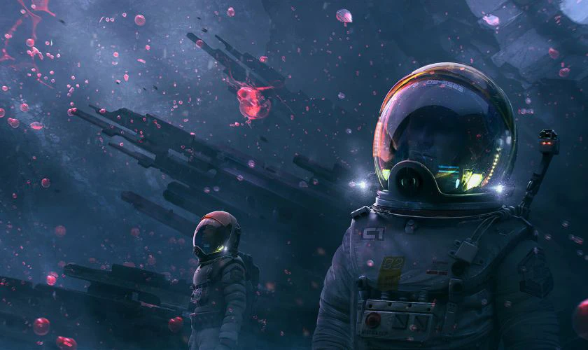 Wallpaper chill phi hành gia