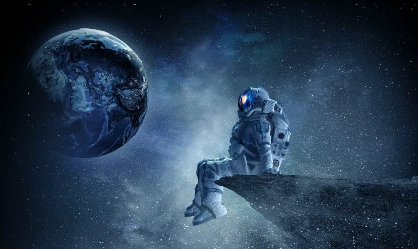 Hình nền chill phi hành gia