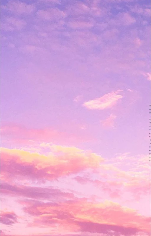 Ảnh nền chill bầu trời màu tím