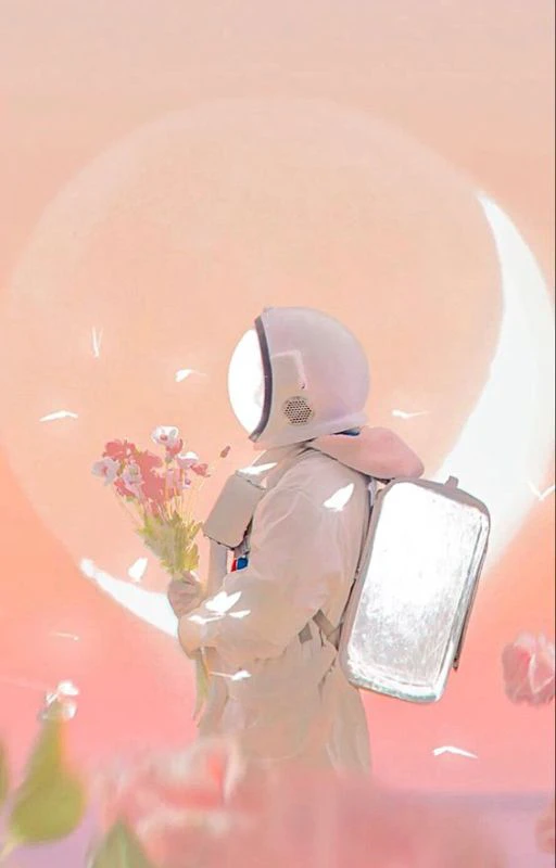 Wallpaper chill phi hành gia