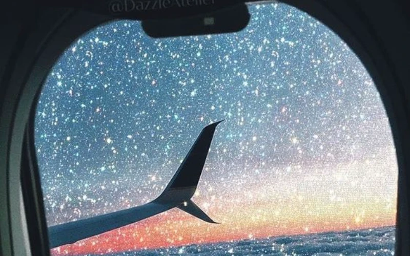 hình nền máy tính chill lấp lánh