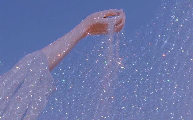 hình nền lấp lánh cực chill cho máy tính