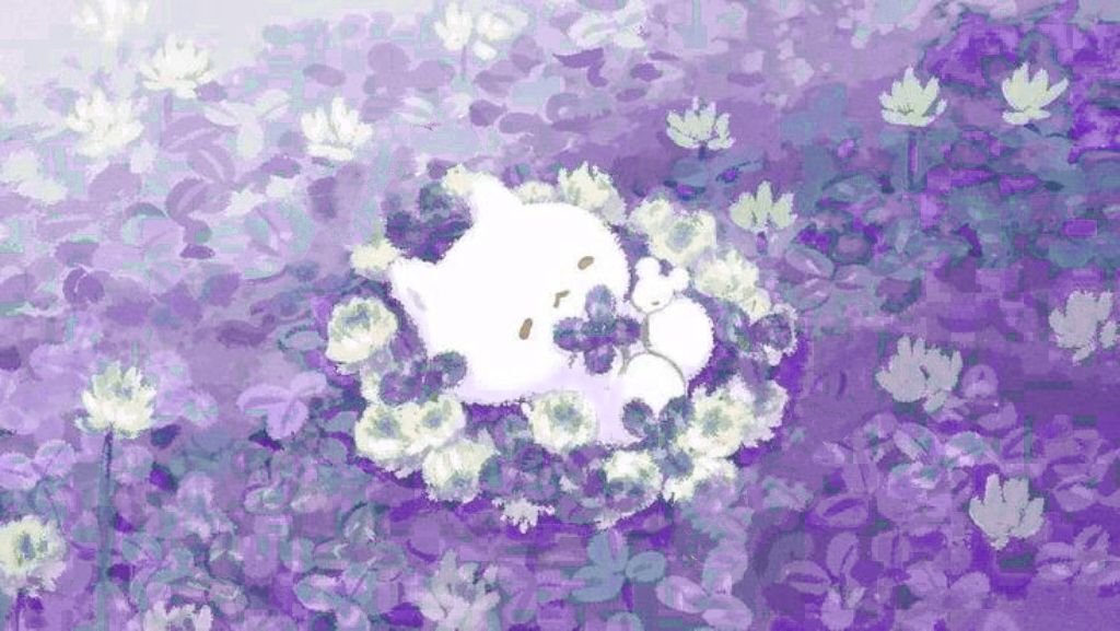 Hình nền màu tím đầy nghệ thuật