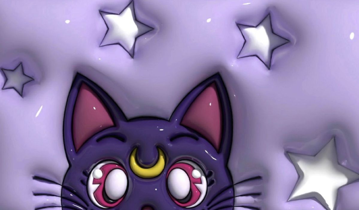 Hình nền màu tím đầy nghệ thuật