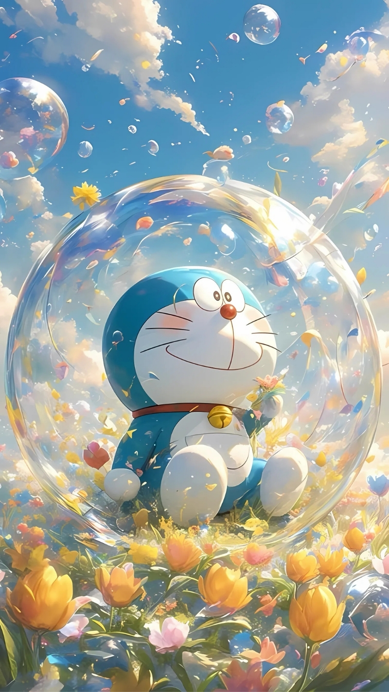 Hình nền điện thoại Doremon cute