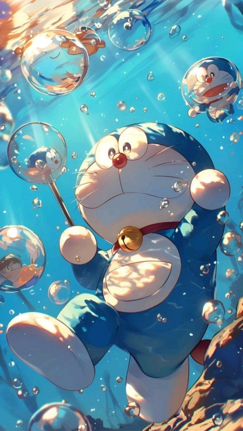 Hình nền điện thoại Doremon cute