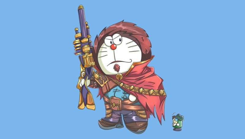 Hình nền Doremon ngầu