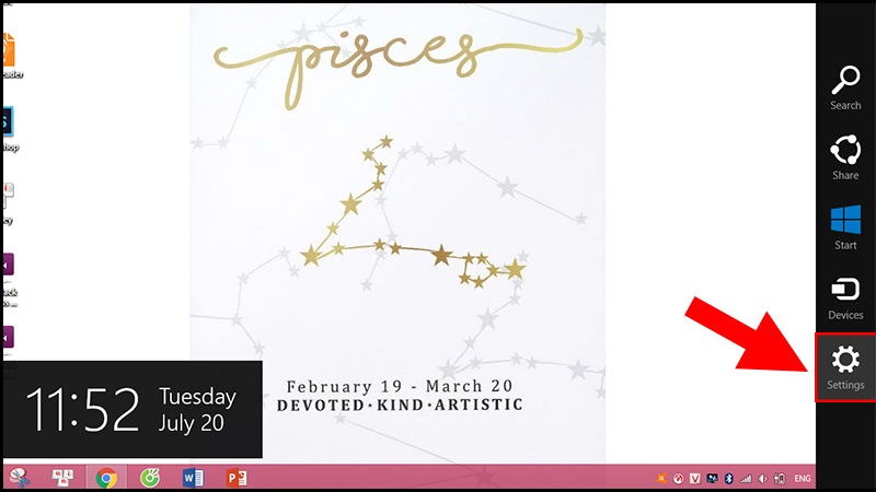 Chọn ảnh bạn muốn đổi làm hình nền và lưu thay đổi