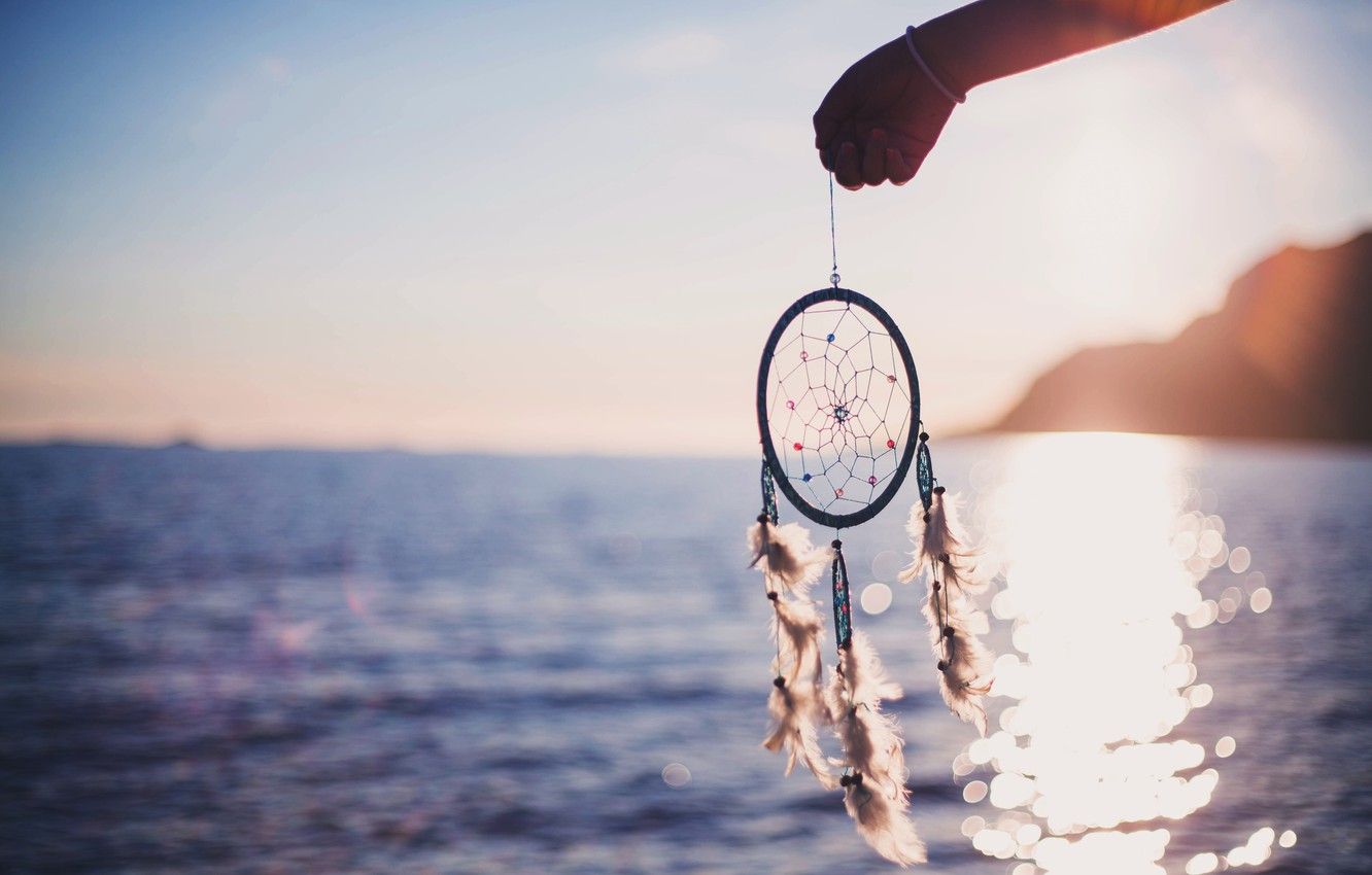 Hình nền may mắn vòng Dreamcatcher