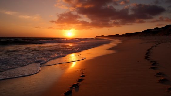 hình ảnh bầu trời hoàng hôn