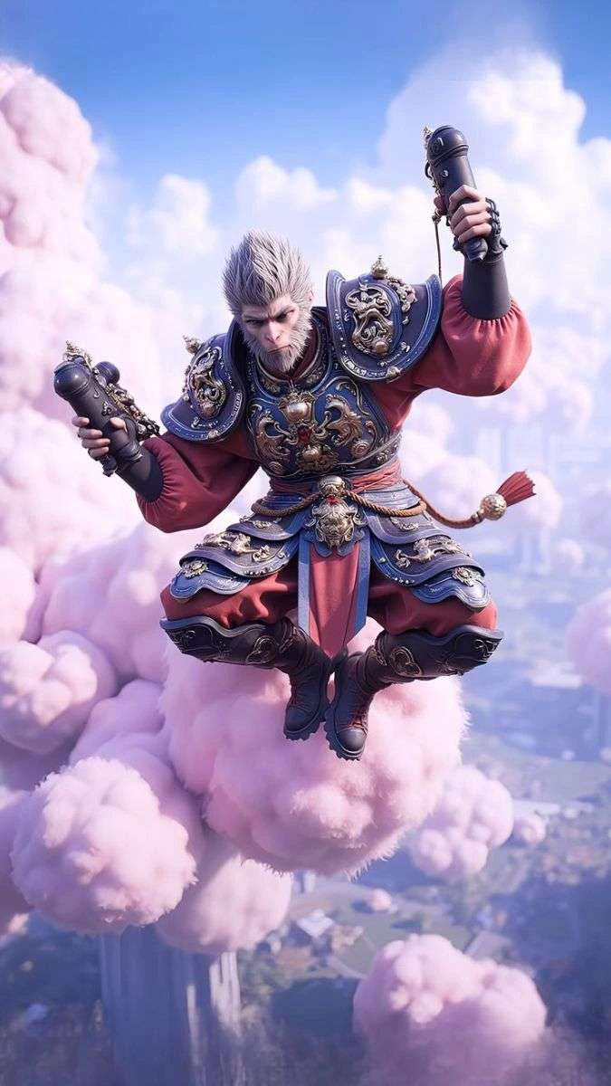 Hình nền Tôn Ngộ Không đẹp 4K sáng