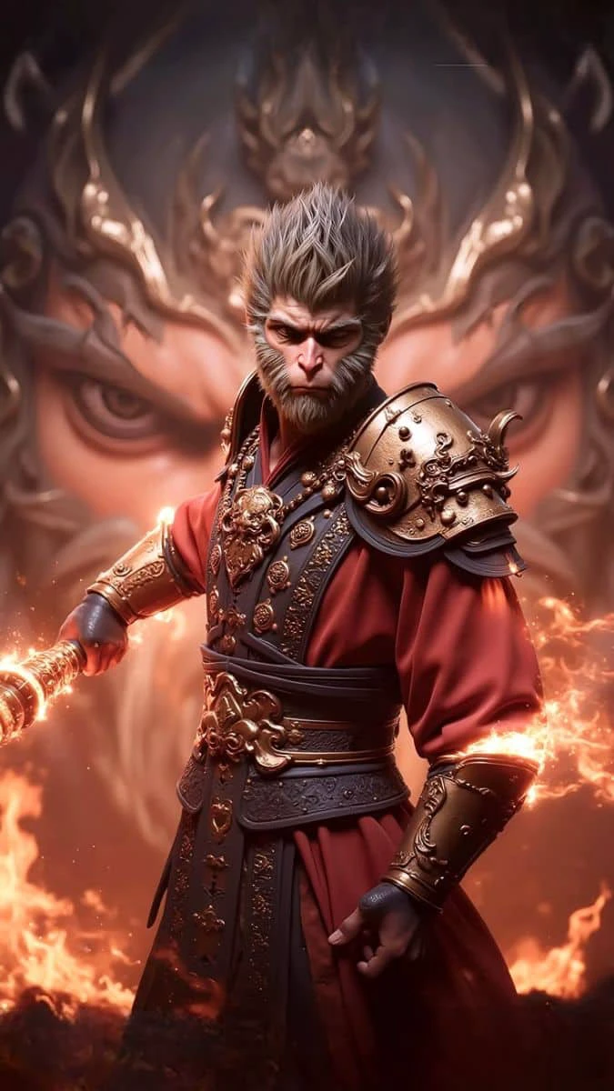 Hình nền Tôn Ngộ Không 4K cho điện thoại mới đẹp