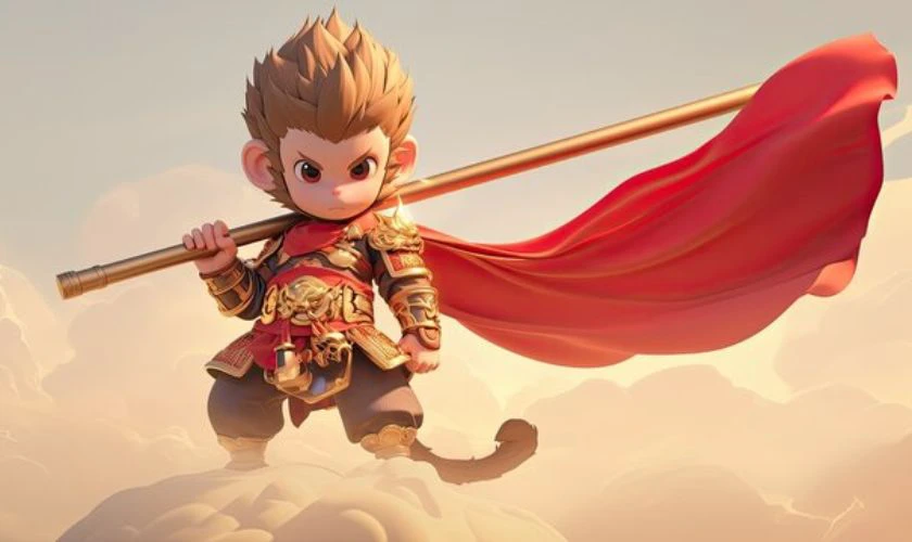 Hình nền Tôn Ngộ Không cute 4K