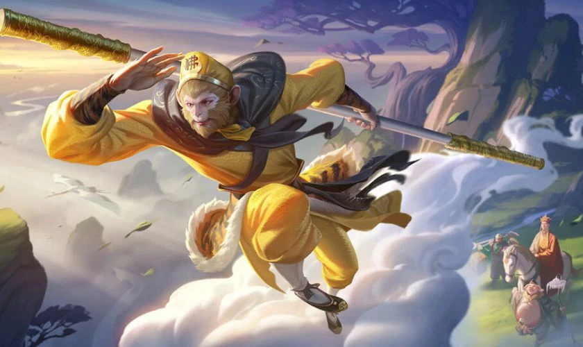 Hình nền Tôn Ngộ Không cute 8K