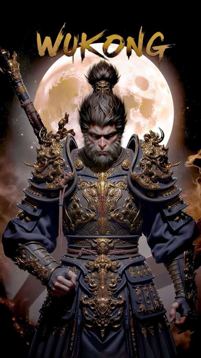 Hình nền Tôn Ngộ Không 4K cho điện thoại