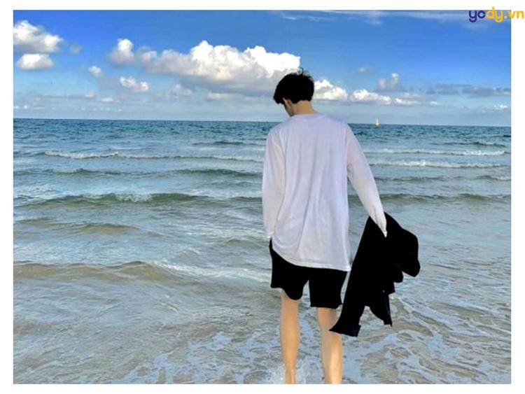 ảnh chụp sau lưng nam buồn