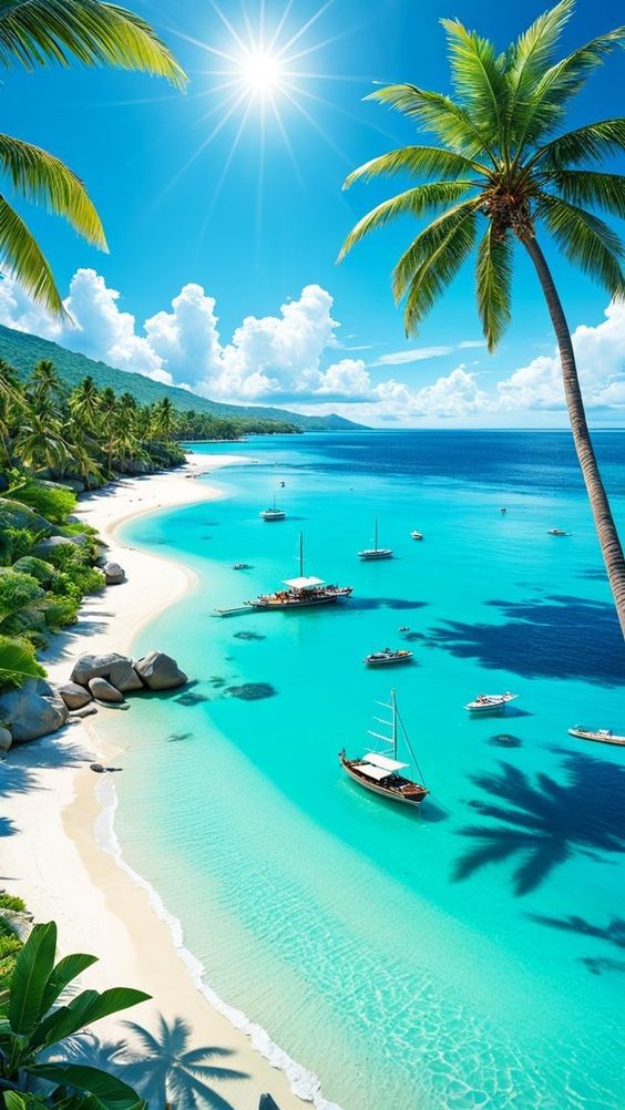 Hình nền biển 4K cho điện thoại