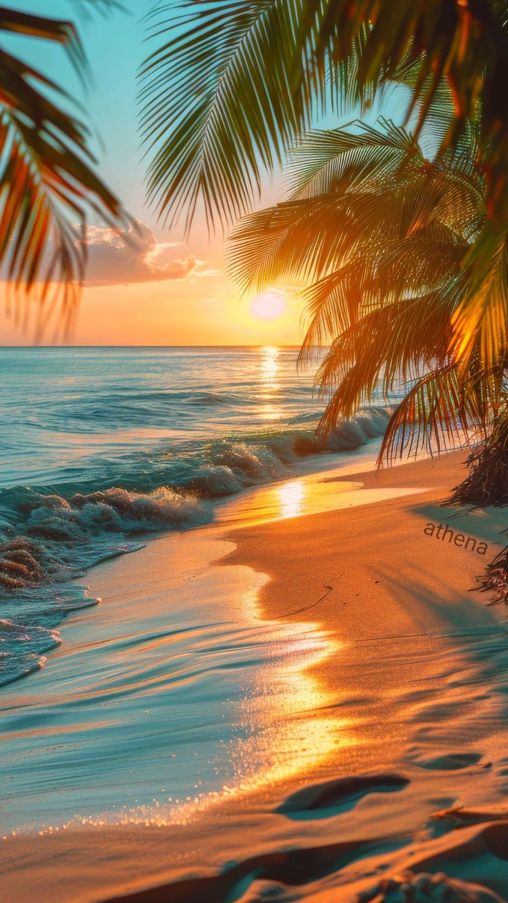 Hình nền biển hoàng hôn đẹp, chill