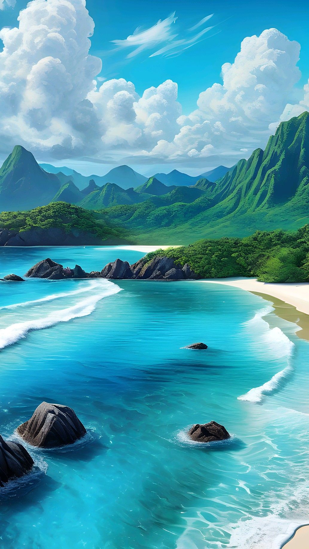 Hình ảnh biển 3D đẹp mê mẩn