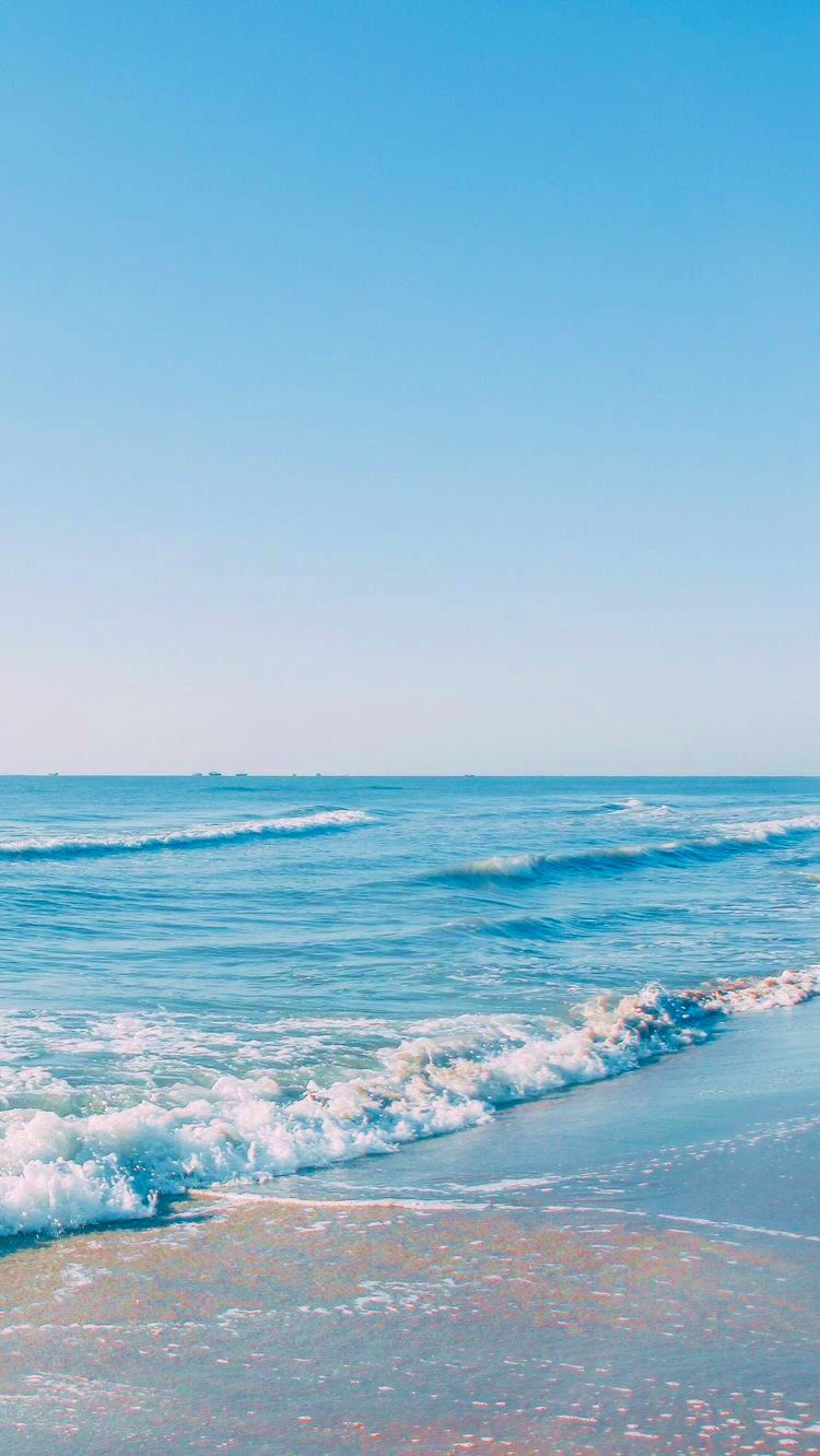 Hình nền sóng biển đẹp cho điện thoại iPhone