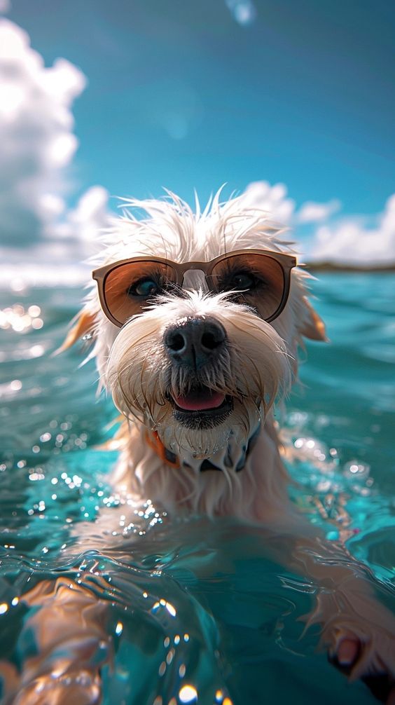 Hình nền biển cute, dễ thương cho điện thoại iPhone