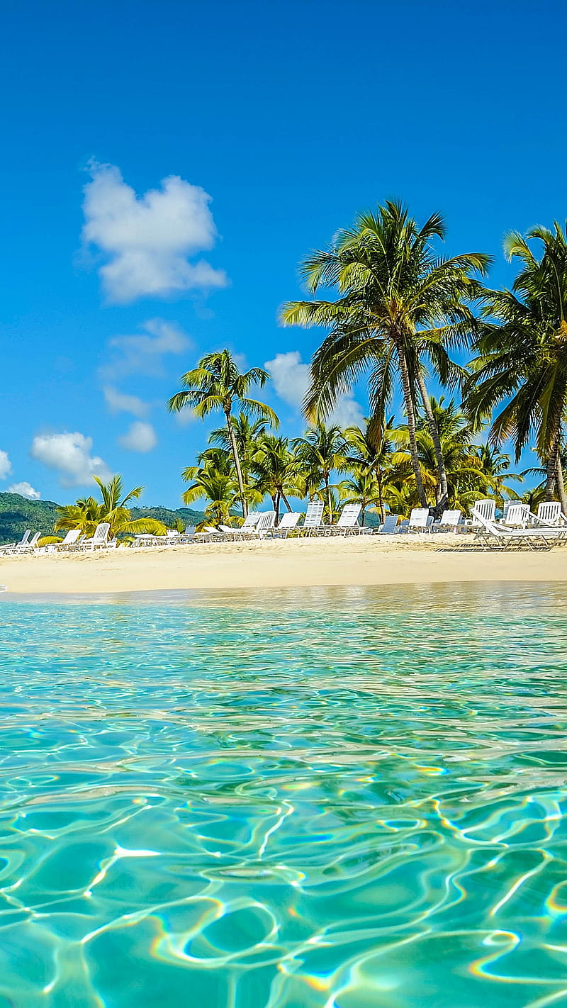 Hình nền biển 4K cho điện thoại